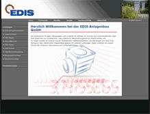 Tablet Screenshot of edis-anlagenbau.de